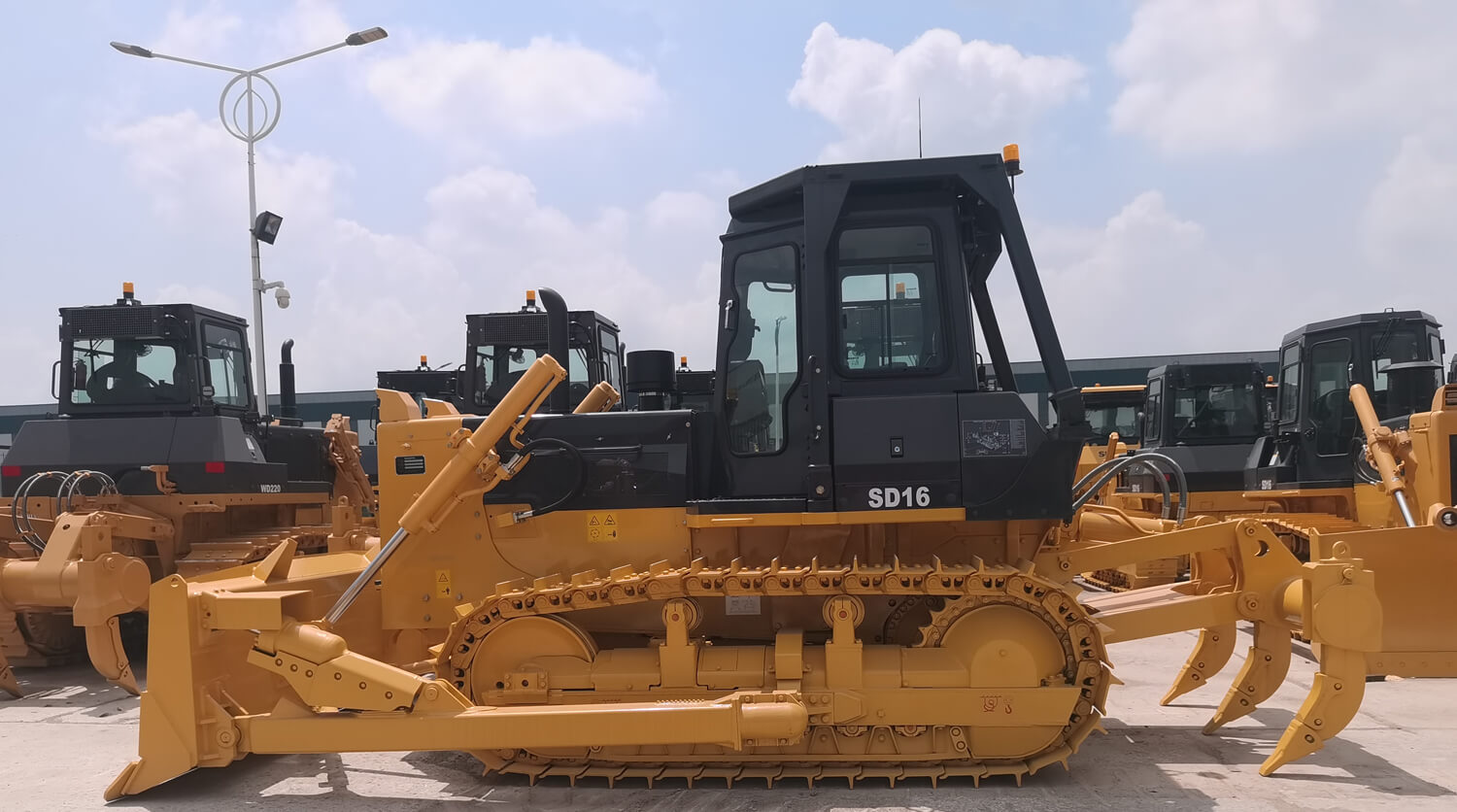 Bulldozer de construction