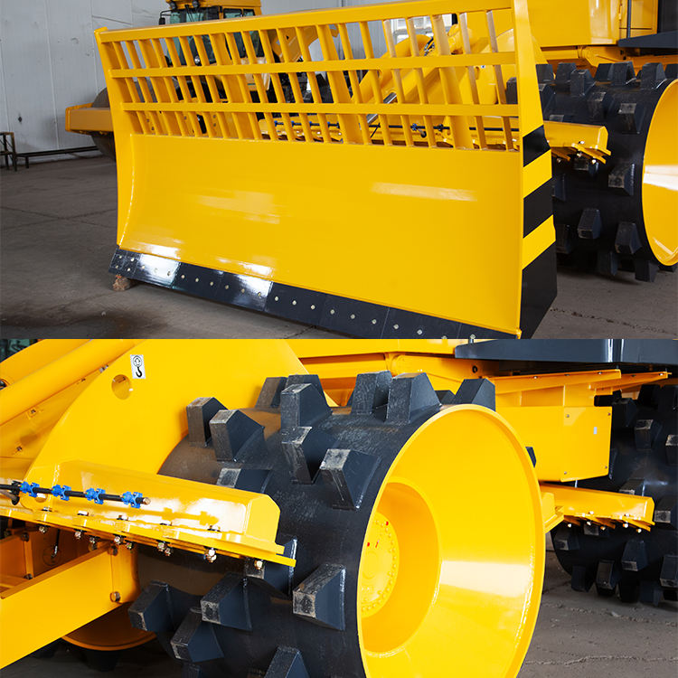 Compactador de aterro sanitário de 30 toneladas