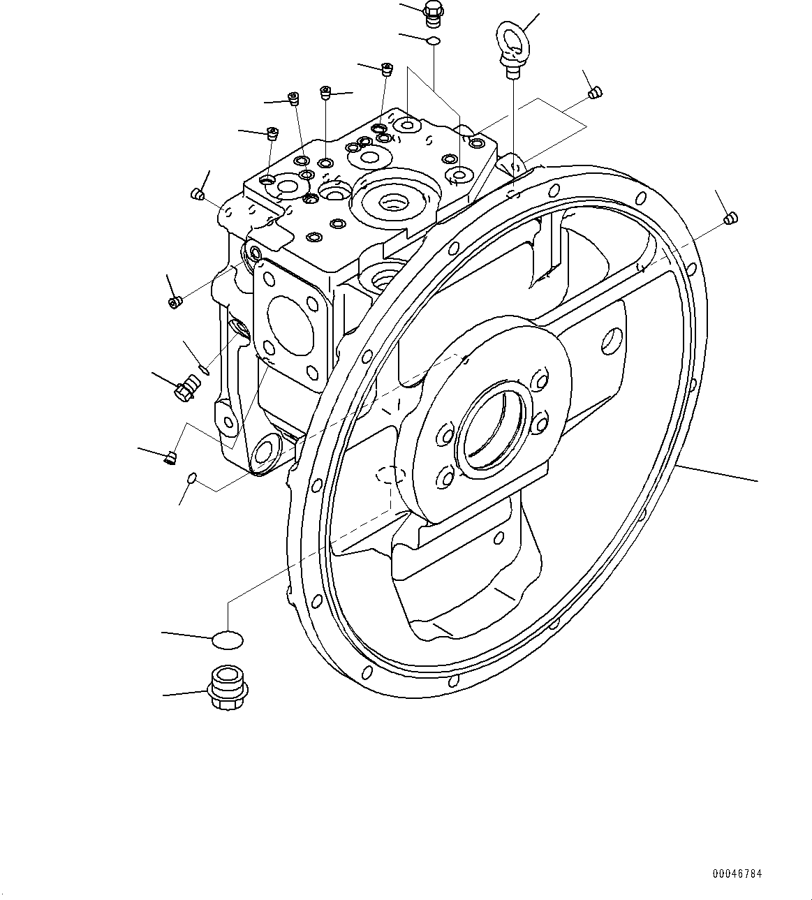 Главный гидравлический насос Komatsu PC200-8 HPV95 708-2L-00400 Главный гидравлический насос Komatsu PC200-8 HPV95 708-2L-00400