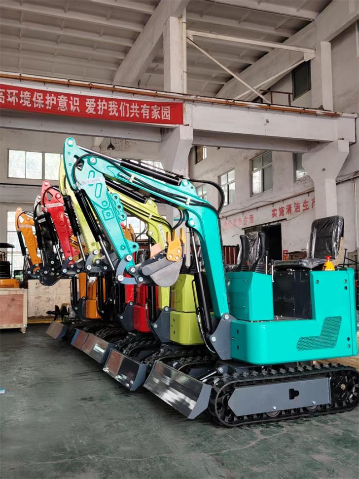 excavator cu șenile mic