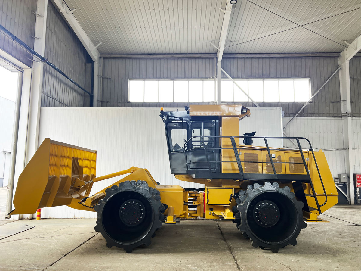 Compactador de aterro sanitário de 30 toneladas