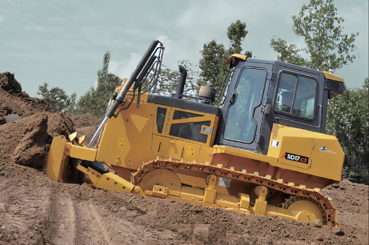 escavadora de esteira