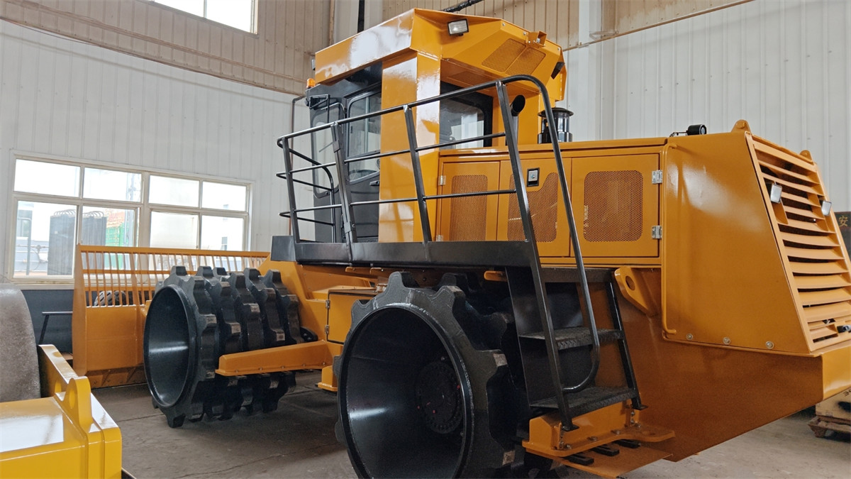 Compactador de aterro sanitário de 30 toneladas