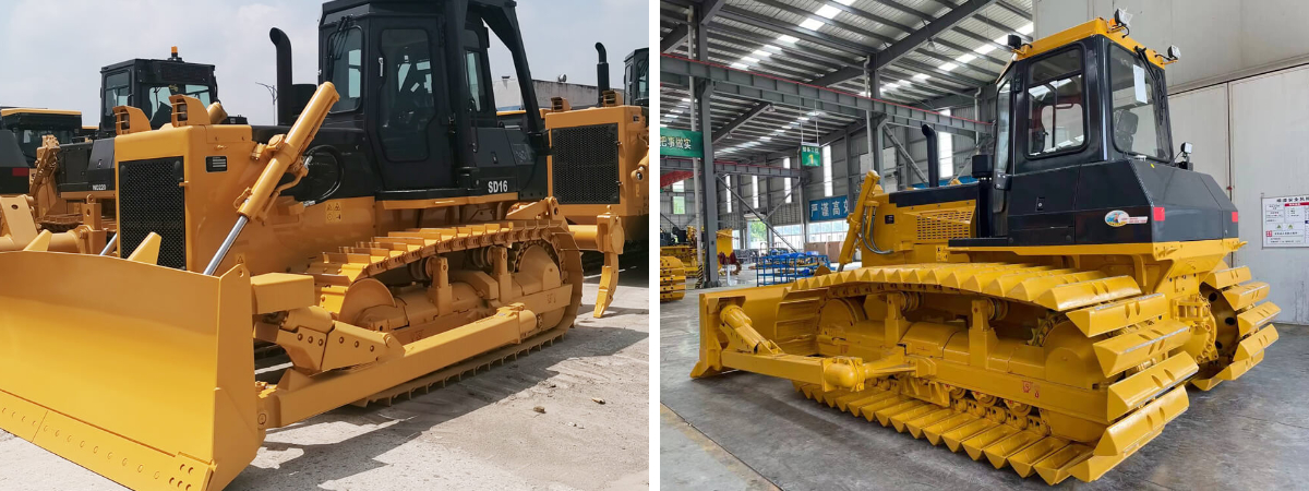 Bulldozer de construction