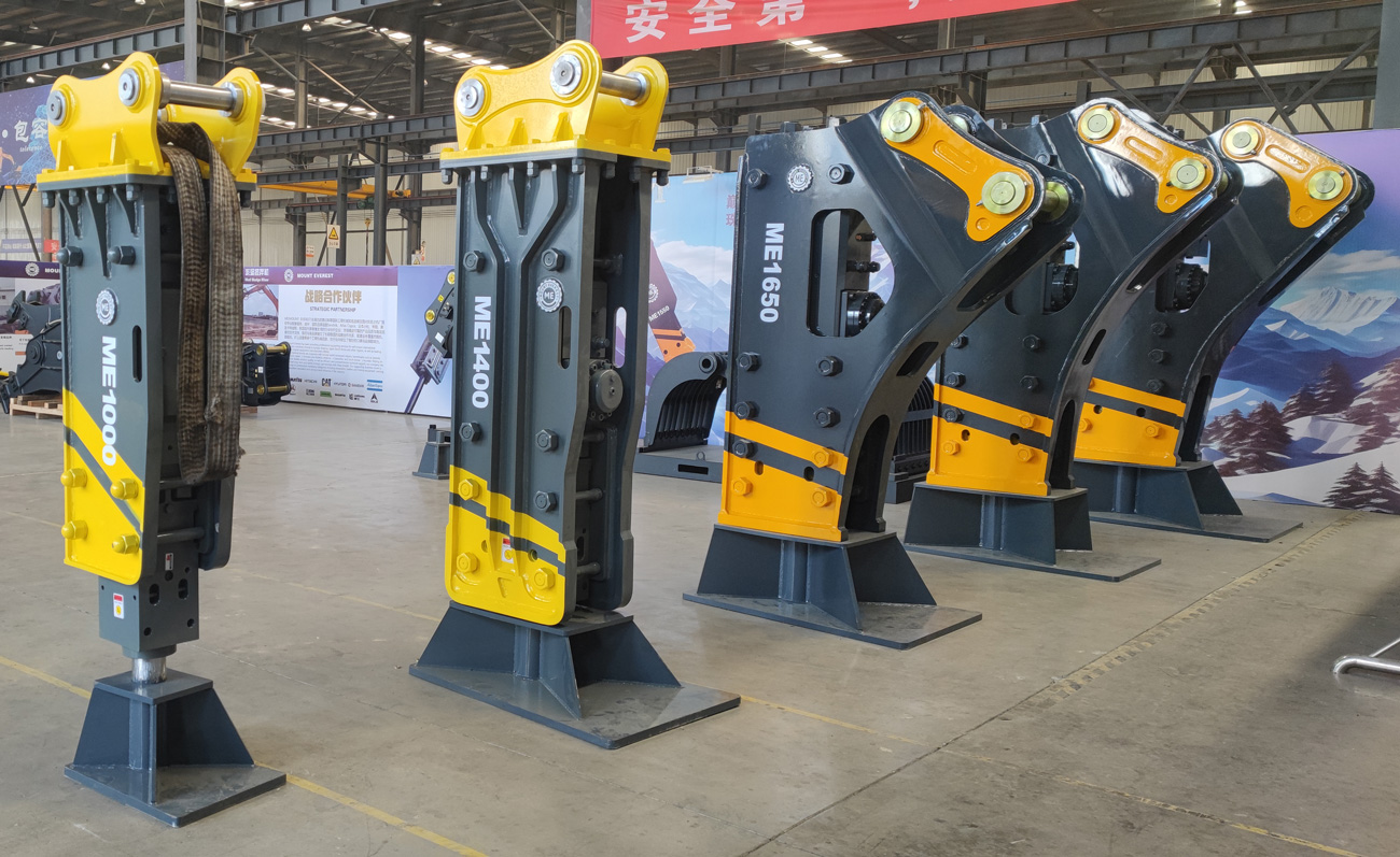 Martelo hidráulico para escavadora de 9 a 17 toneladas